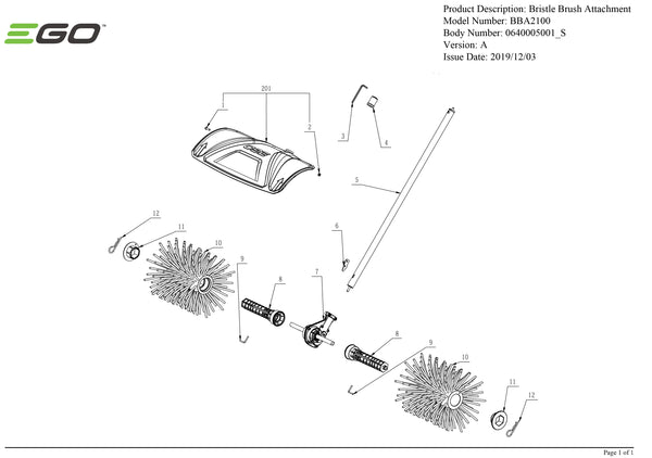 BBA2100 PARTS DIAGRAM