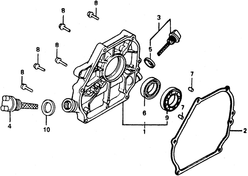 WT20X   CRANKCASE COVER