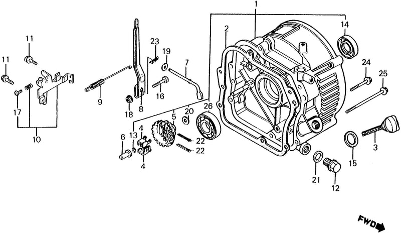 CRANKCASE COVER@IGNITION COIL