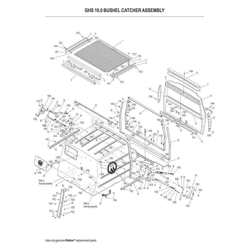 GHS 10.0 BUSHEL CATCHER ASSEMBLY