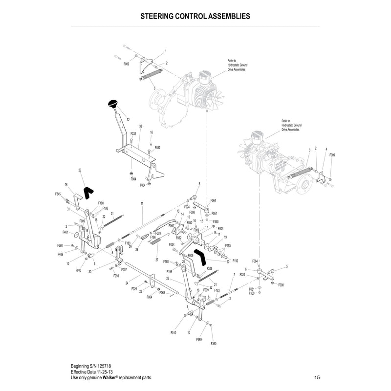 STEERING CONTROL ASSEMBLIES