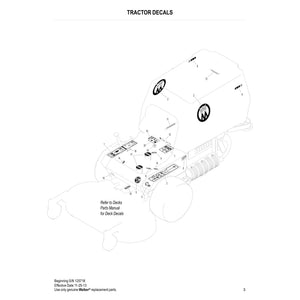 Walker Mowers C19 Parts Diagram (Serial # 125718 - 140306)