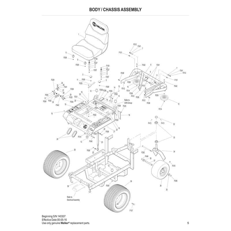 BODY CHASSIS ASSEMBLY