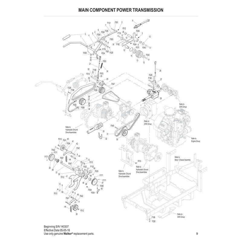 MAIN COMPONENT POWER TRANSMISSION
