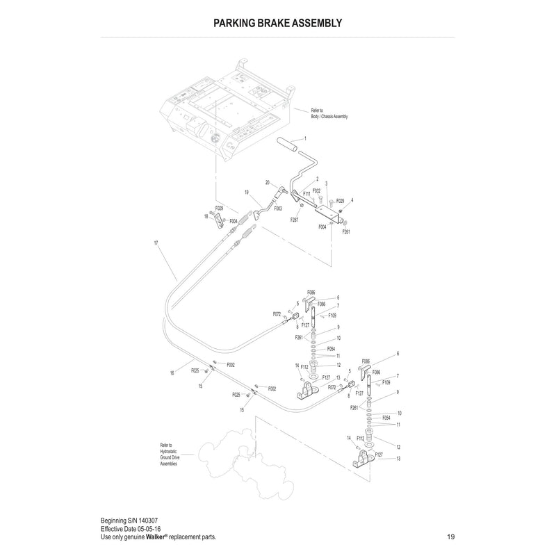 PARKING BRAKE ASSEMBLY