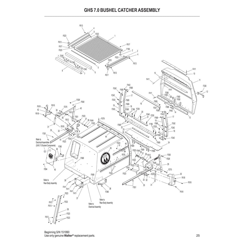 GHS 7.0 BUSHEL CATCHER ASSEMBLY