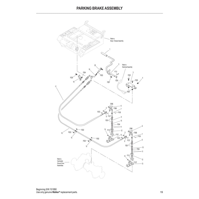 PARKING BRAKE ASSEMBLY