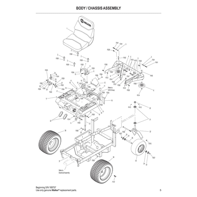 BODY CHASSIS ASSEMBLY