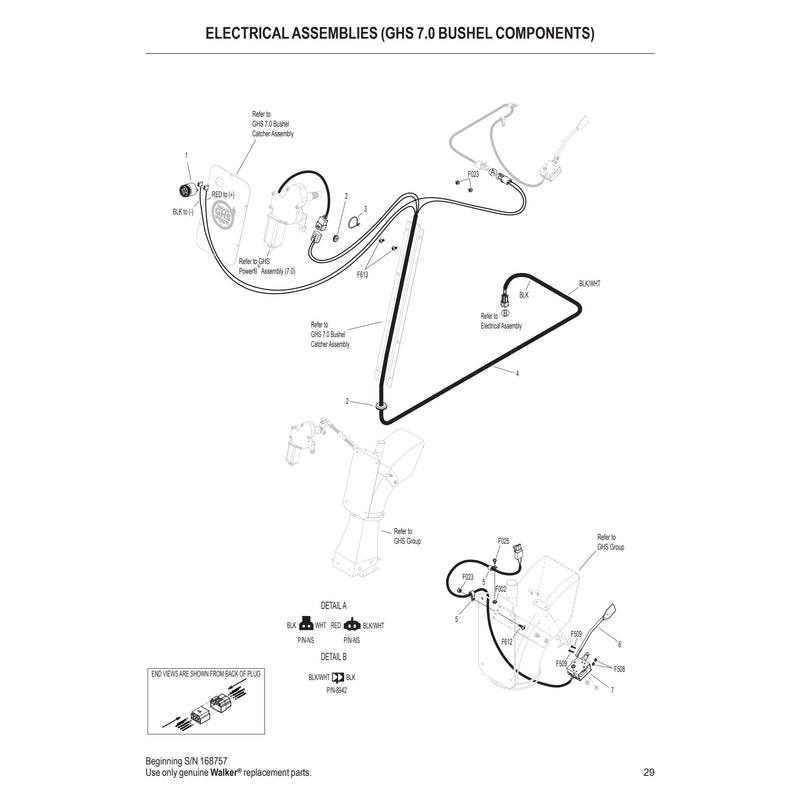 ELECTRICAL ASSEMBLIES GHS 7.0 BUSHEL COMPONENTS