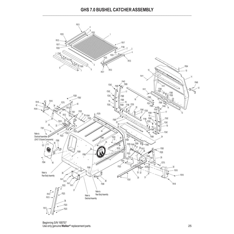 GHS 7.0 BUSHEL CATCHER ASSEMBLY