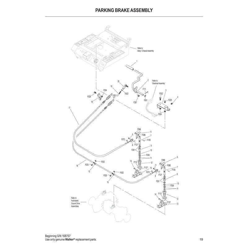 PARKING BRAKE ASSEMBLY
