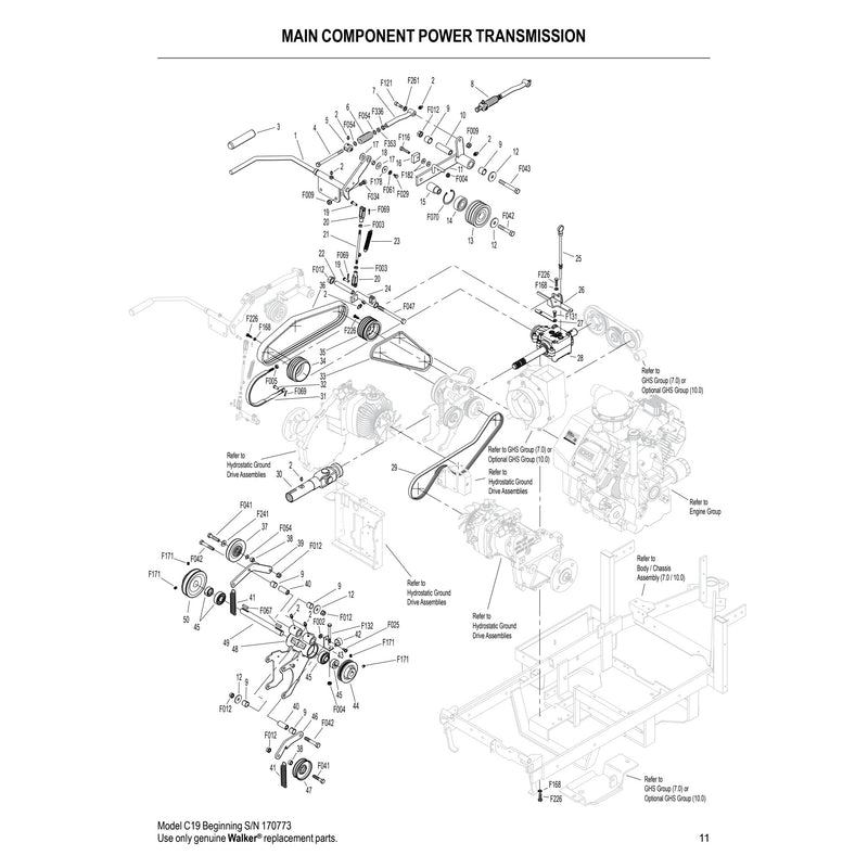 MAIN COMPONENT POWER TRANSMISSION