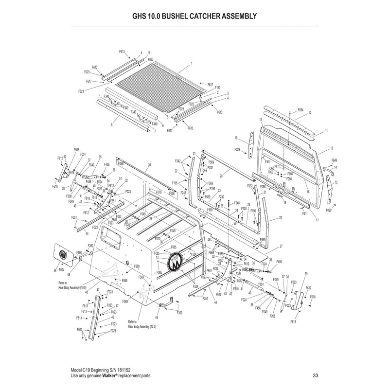 GHS 10.0 BUSHEL CATCHER ASSEMBLY