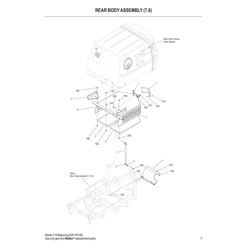 REAR BODY ASSEMBLY 7.0