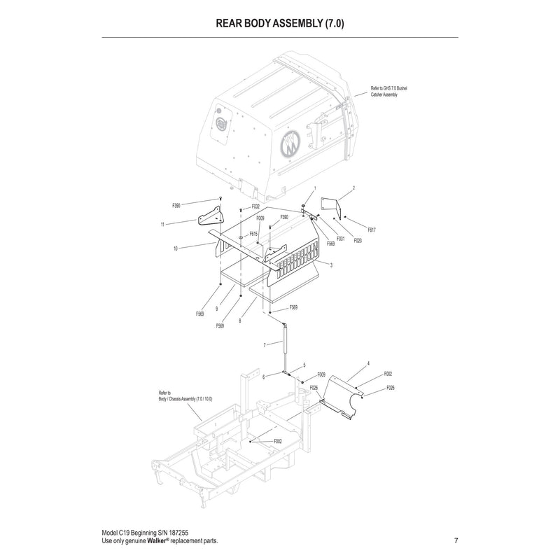 REAR BODY ASSEMBLY 7.0