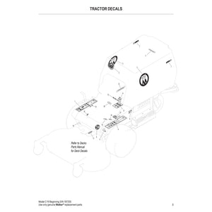 Walker Mowers C19 Parts Diagram (Serial # 187255 - 190348)
