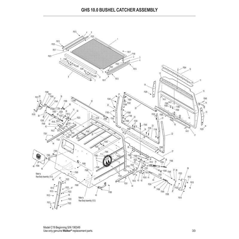 GHS 10.0 BUSHEL CATCHER ASSEMBLY