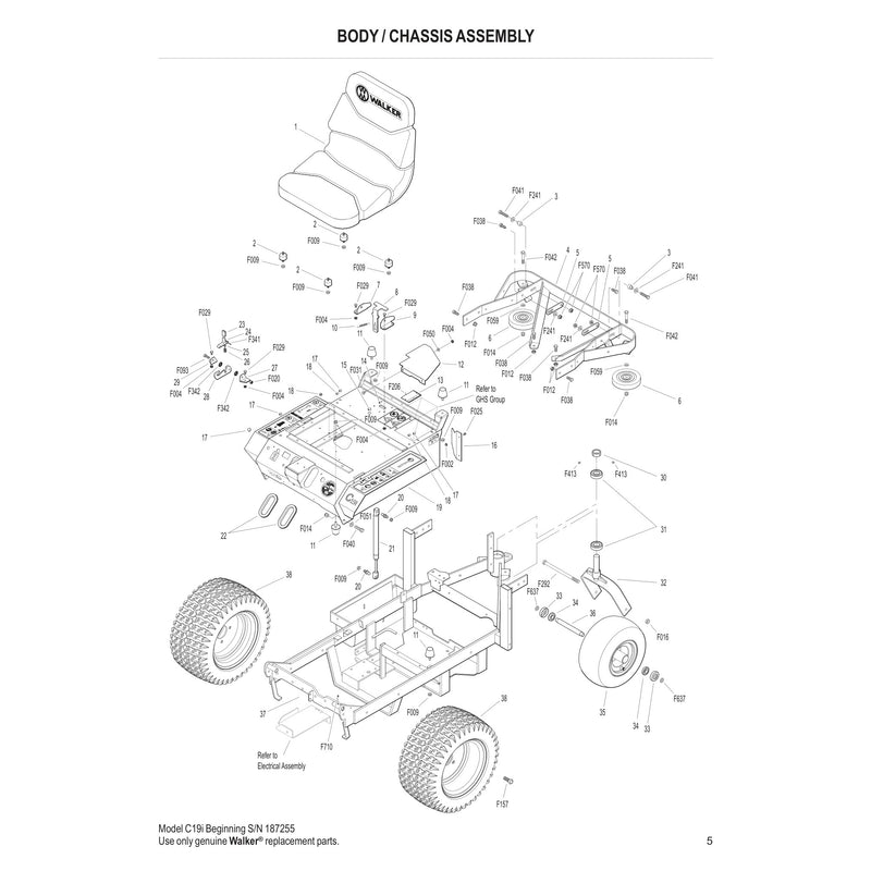 BODY CHASSIS ASSEMBLY