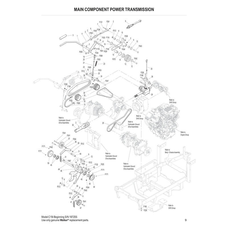 MAIN COMPONENT POWER TRANSMISSION