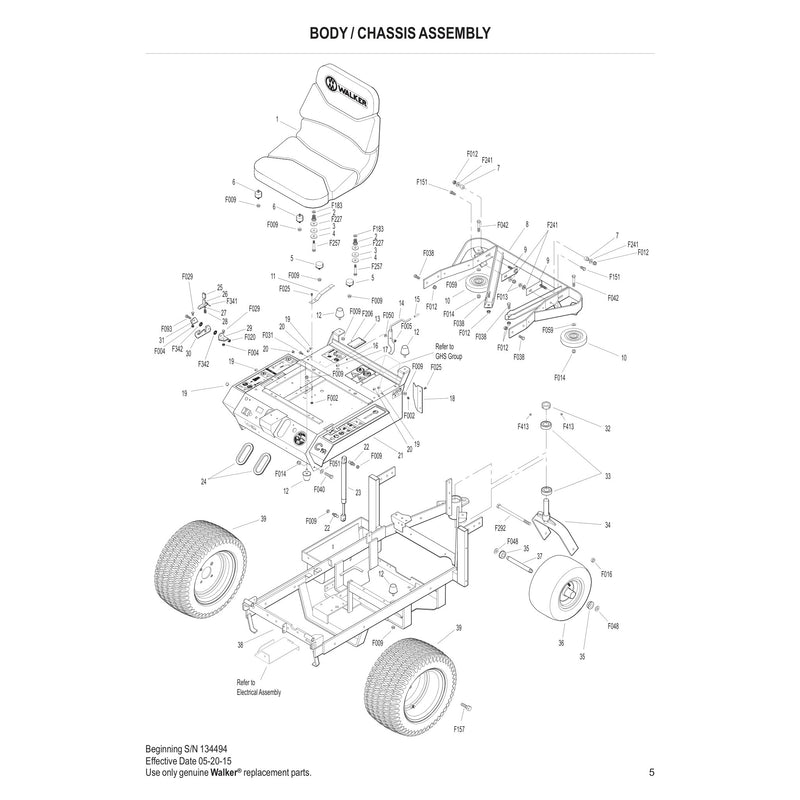 BODY CHASSIS ASSEMBLY