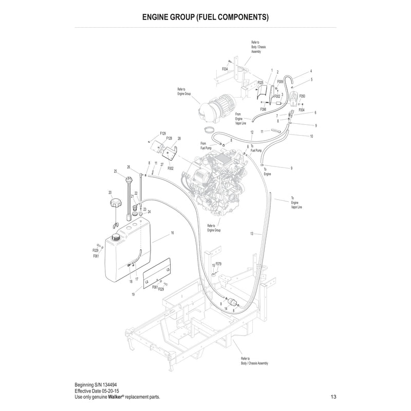 ENGINE GROUP FUEL COMPONENTS