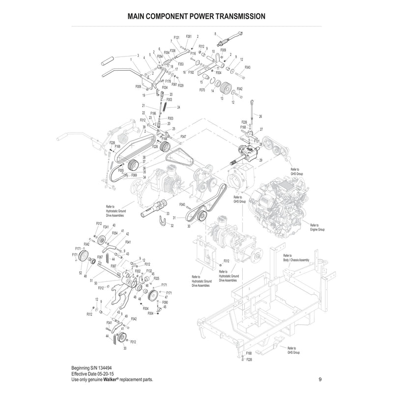 MAIN COMPONENT POWER TRANSMISSION
