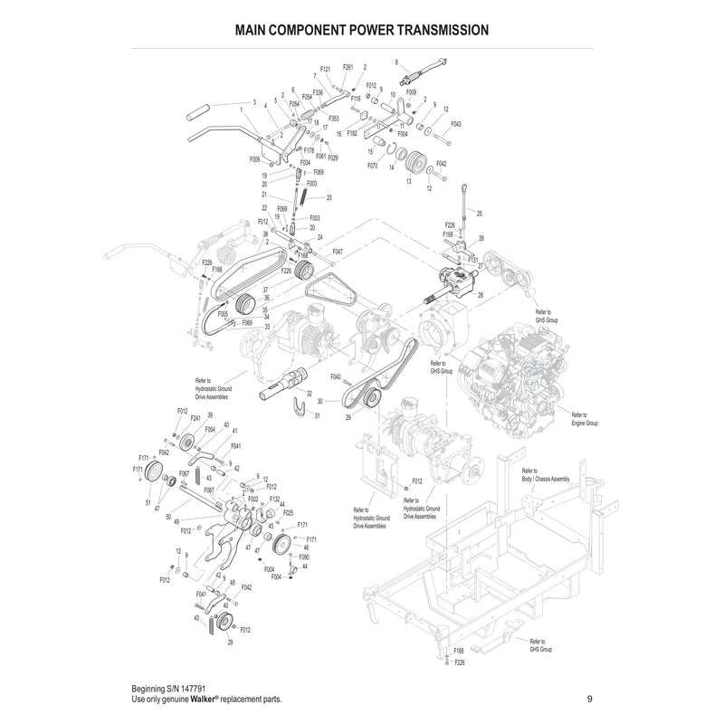 MAIN COMPONENT POWER TRANSMISSION