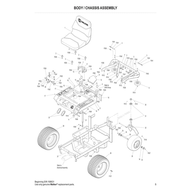 BODY CHASSIS ASSEMBLY