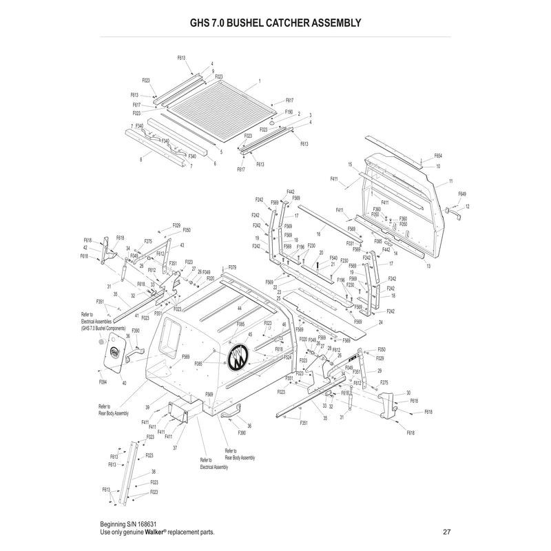 GHS 7.0 BUSHEL CATCHER ASSEMBLY