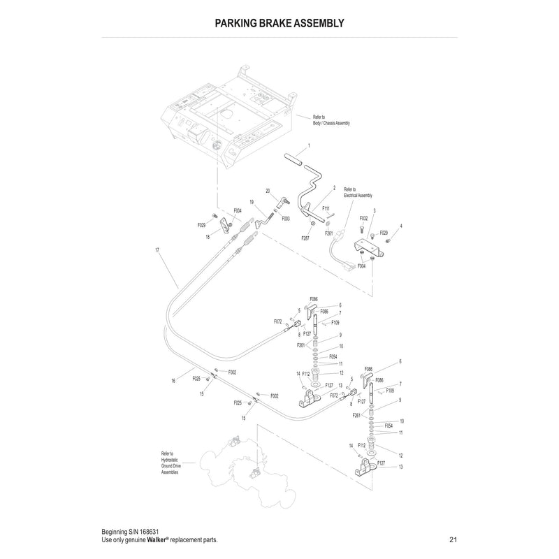 PARKING BRAKE ASSEMBLY