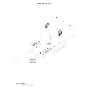 Walker Mowers C19i Parts Diagram (Serial # 168631 - 170772)