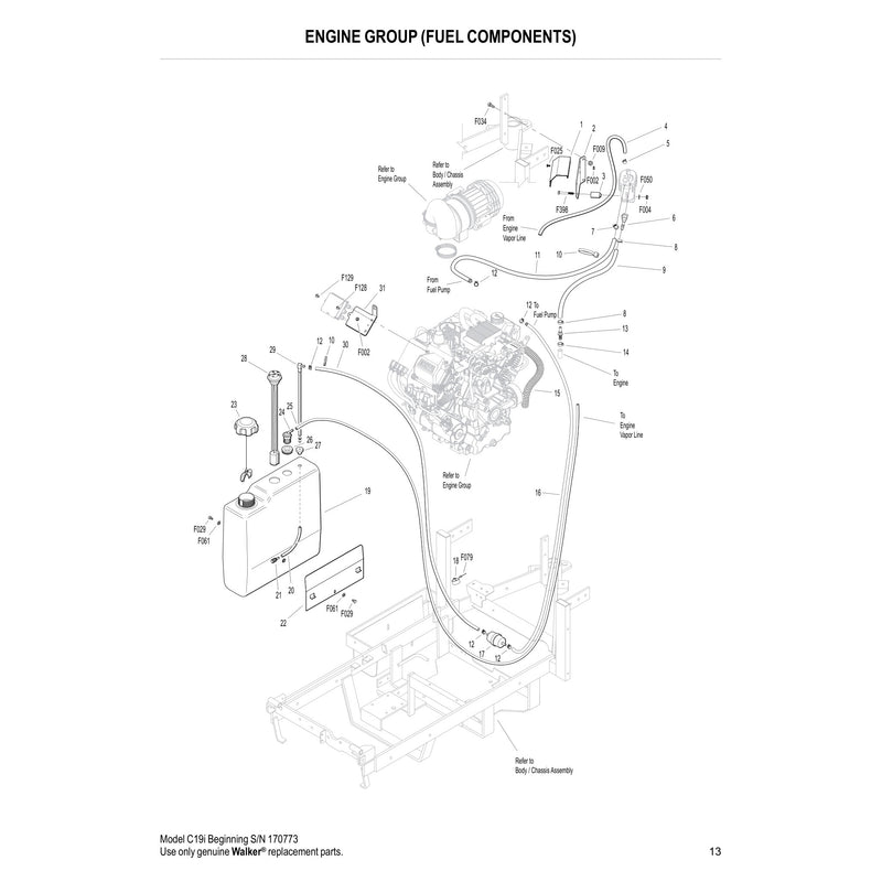ENGINE GROUP FUEL COMPONENTS