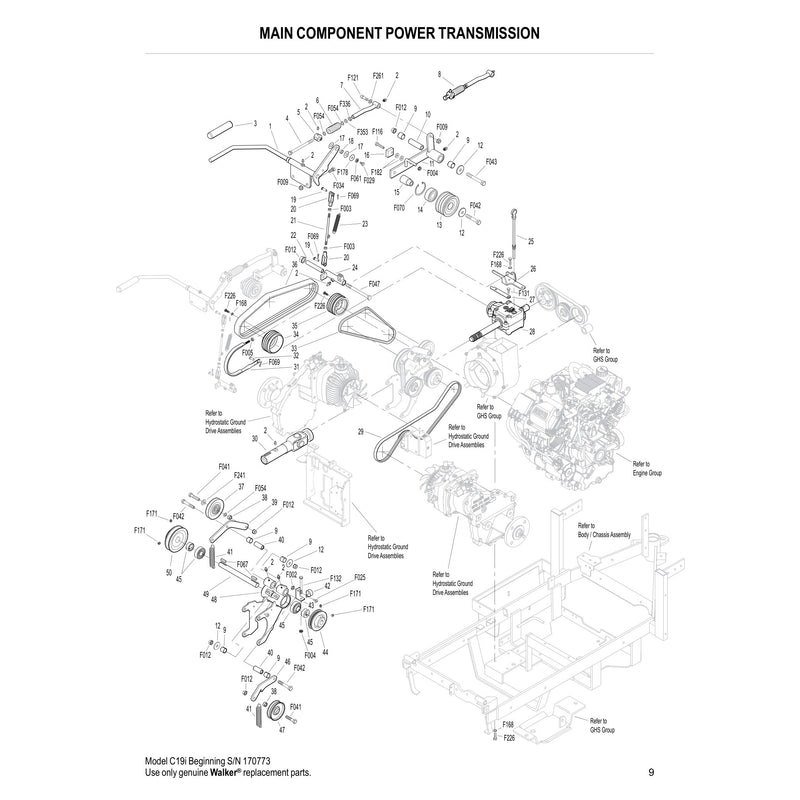 MAIN COMPONENT POWER TRANSMISSION