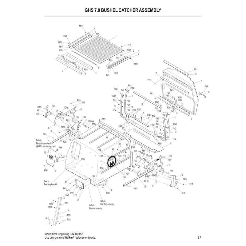 GHS 7.0 BUSHEL CATCHER ASSEMBLY
