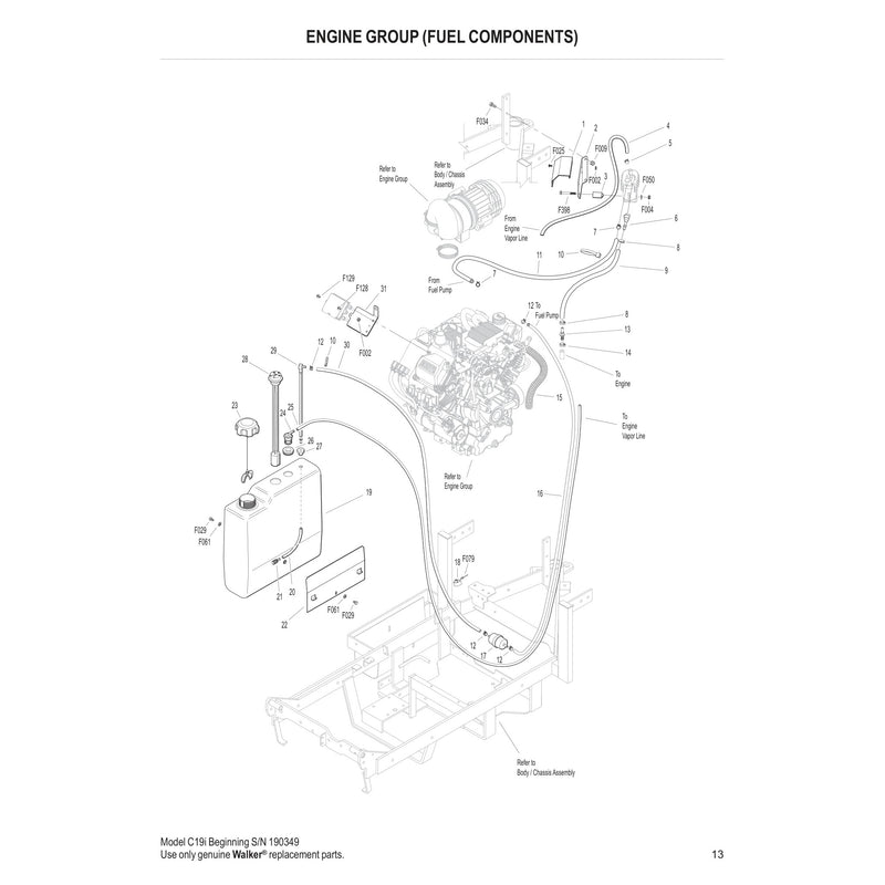 ENGINE GROUP FUEL COMPONENTS