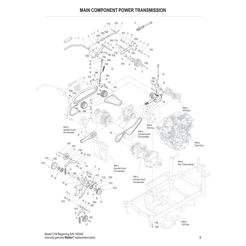 MAIN COMPONENT POWER TRANSMISSION