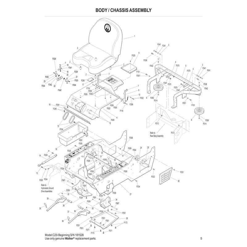 BODY CHASSIS ASSEMBLY