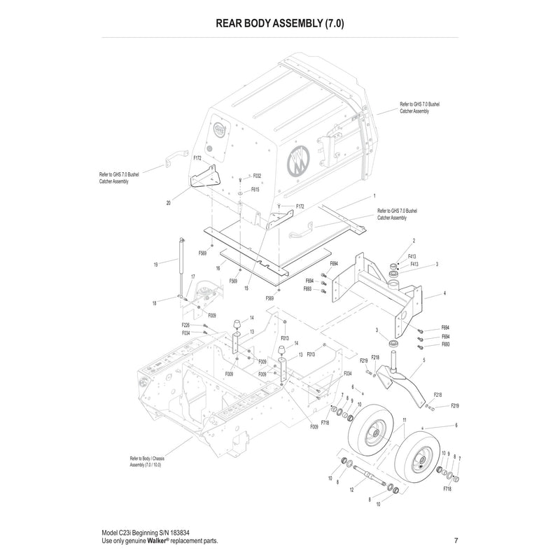 REAR BODY ASSEMBLY 7.0