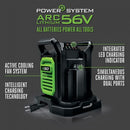 EGO Power+ Pack of 2 BA1400T 2.5Ah Batteries with CH2800D 280W Dual Port Charger Kit