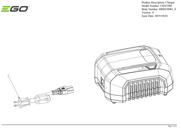 CHX5500 PARTS DIAGRAM
