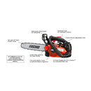 Echo CS-2511T 14" 25cc Gas 2-Stroke X Series Top Handle Chainsaw
