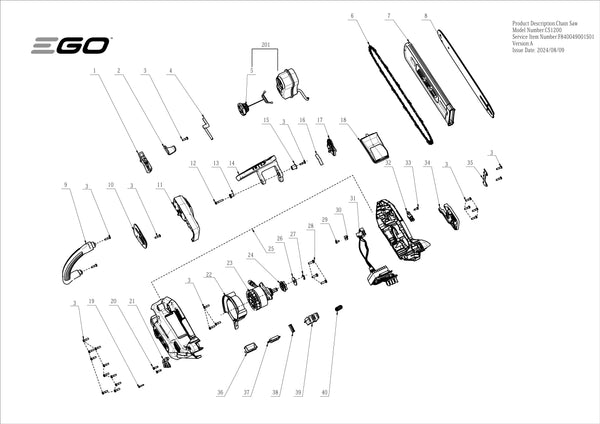 CS1200 PARTS DIAGRAM