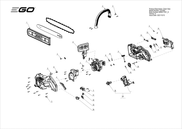 CS1600 PARTS DIAGRAM