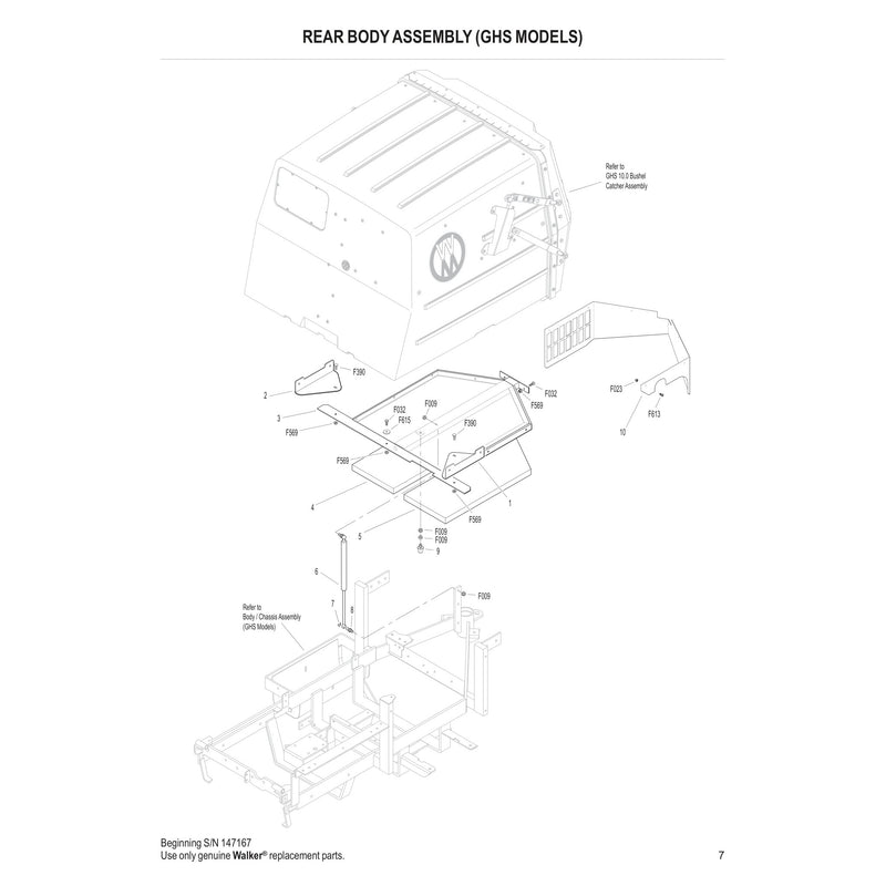 REAR BODY ASSEMBLY GHS MODELS