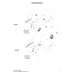 Walker Mowers D21d Parts Diagram (Serial # 147167 - 168380)