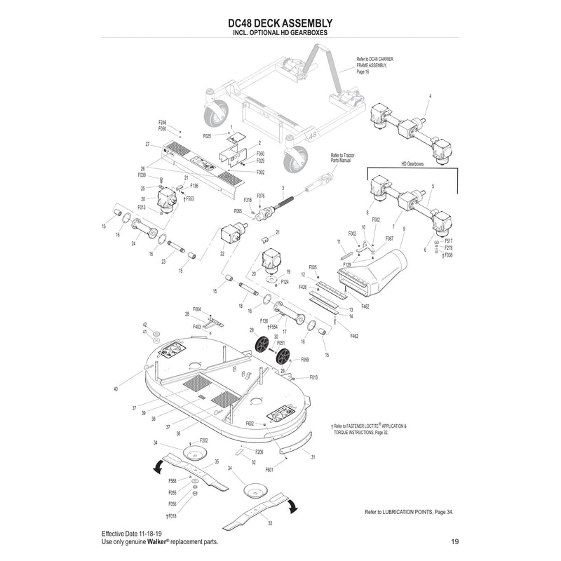 DC48 DECK ASSEMBLY