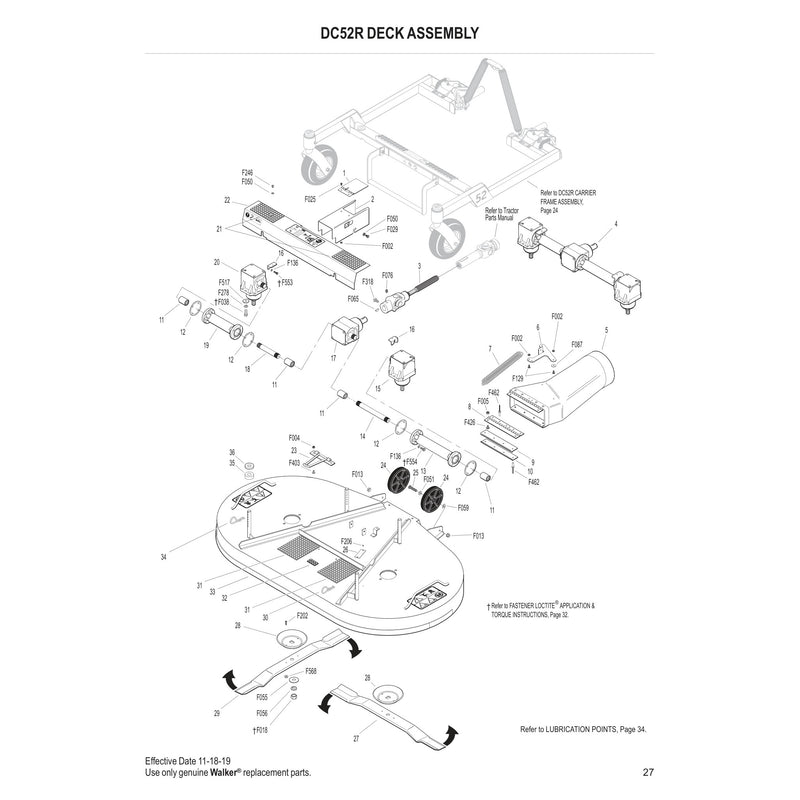 DC52R DECK ASSEMBLY