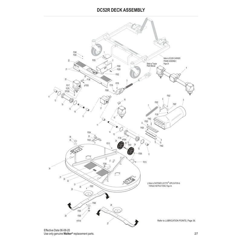 DC52R DECK ASSEMBLY