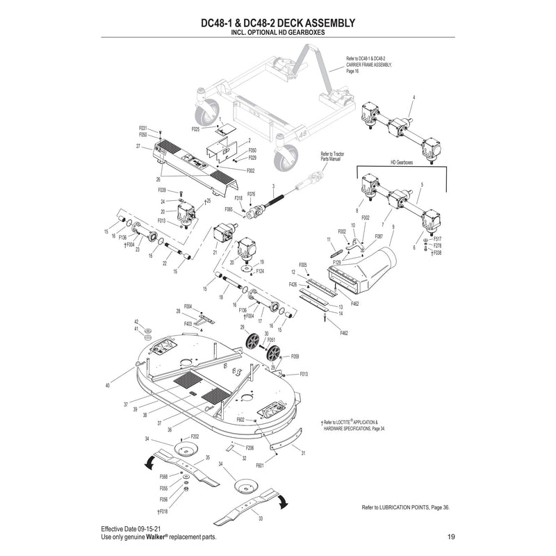 DC48 1 DC48 2 DECK ASSEMBLY
