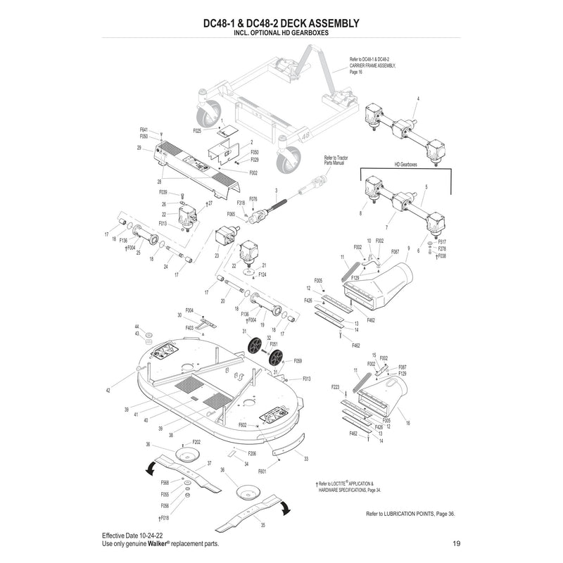 DC48 1 DC48 2 DECK ASSEMBLY